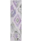 Aelir Purple Washable Indoor - Outdoor Rug - LOOMLAN - LOOMLAN Rugs - Outdoor Rugs