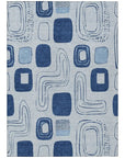 Aelira Blue Washable Indoor - Outdoor Rug - LOOMLAN - LOOMLAN Rugs - Outdoor Rugs