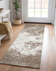 LOOMLAN Rugs Aera Brown Washable Indoor-Outdoor Rug