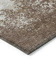LOOMLAN Rugs Aera Brown Washable Indoor-Outdoor Rug