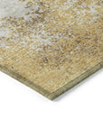 LOOMLAN Rugs Aera Gold Washable Indoor-Outdoor Rug
