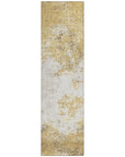LOOMLAN Rugs Aera Gold Washable Indoor-Outdoor Rug