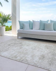 LOOMLAN Rugs Aera Ivory Washable Indoor-Outdoor Rug