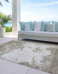 LOOMLAN Rugs Aera Taupe Washable Indoor-Outdoor Rug