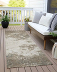 LOOMLAN Rugs Aera Taupe Washable Indoor-Outdoor Rug