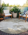 LOOMLAN Rugs Aera Taupe Washable Indoor-Outdoor Rug