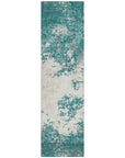 LOOMLAN Rugs Aera Teal Washable Indoor-Outdoor Rug