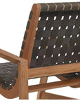 Aero Teak Outdoor Woven Chat Armchair - LOOMLAN - HiTeak - Outdoor Accent Chairs