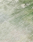 LOOMLAN Rugs Agatha Green Washable Indoor-Outdoor Rug