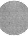 LOOMLAN Rugs Alina Gray Washable Indoor-Outdoor Rug