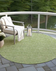 LOOMLAN Rugs Alina Green Washable Indoor-Outdoor Rug