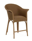 All Seasons Balcony Stool Padded Seat Wicker Outdoor - LOOMLAN - Lloyd Flanders - Outdoor Accent Chairs