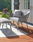 All Seasons Patio Dining Armchair Padded Seat - LOOMLAN - Lloyd Flanders - Outdoor Dining Chairs
