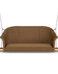 All Seasons Settee Swing Padded Seat Wicker Outdoor - LOOMLAN - Lloyd Flanders - Outdoor Swings