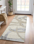 LOOMLAN Rugs Aloura Beige Washable Indoor-Outdoor Rug