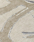 LOOMLAN Rugs Aloura Beige Washable Indoor-Outdoor Rug