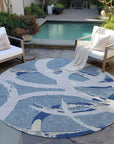 LOOMLAN Rugs Aloura Denim Washable Indoor-Outdoor Rug