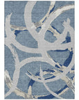LOOMLAN Rugs Aloura Denim Washable Indoor-Outdoor Rug