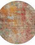 LOOMLAN Rugs Amalina Brown Washable Indoor-Outdoor Rug