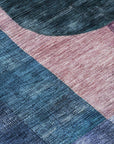 LOOMLAN Rugs Amara Blue Washable Indoor-Outdoor Rug