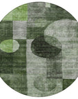 LOOMLAN Rugs Amara Fern Washable Indoor-Outdoor Rug