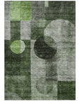 LOOMLAN Rugs Amara Fern Washable Indoor-Outdoor Rug