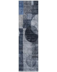 LOOMLAN Rugs Amara Navy Washable Indoor-Outdoor Rug