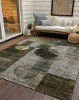 LOOMLAN Rugs Amara Taupe Washable Indoor-Outdoor Rug