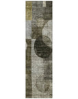 LOOMLAN Rugs Amara Taupe Washable Indoor-Outdoor Rug