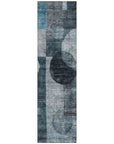 LOOMLAN Rugs Amara Teal Washable Indoor-Outdoor Rug