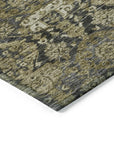 LOOMLAN Rugs Ambray Gray Washable Indoor-Outdoor Rug