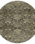 LOOMLAN Rugs Ambray Gray Washable Indoor-Outdoor Rug