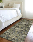 LOOMLAN Rugs Ambray Gray Washable Indoor-Outdoor Rug