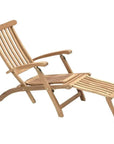 Anders Teak Folding Outdoor Deck Chair - LOOMLAN - HiTeak - Outdoor Lounge Chairs