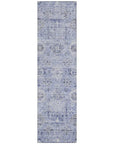 LOOMLAN Rugs Andorra Blue Washable Indoor-Outdoor Rug