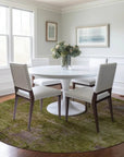 LOOMLAN Rugs Anjari Green Washable Indoor-Outdoor Rug