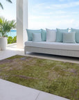 LOOMLAN Rugs Anjari Green Washable Indoor-Outdoor Rug