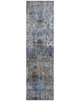 LOOMLAN Rugs Anna Blue Washable Indoor-Outdoor Rug