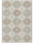 LOOMLAN Rugs Antheya Ivory Washable Indoor-Outdoor Rug
