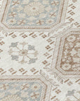 LOOMLAN Rugs Antheya Ivory Washable Indoor-Outdoor Rug