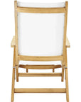Aquitania Teak Outdoor Folding Deck Chair - LOOMLAN - HiTeak - Outdoor Cabanas & Loungers