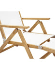 Aquitania Teak Outdoor Folding Deck Chair - LOOMLAN - HiTeak - Outdoor Cabanas & Loungers
