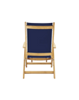 Aquitania Teak Patio Folding Lounge Deck Chair - LOOMLAN - HiTeak - Outdoor Lounge Chairs