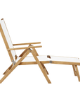 Aquitania Teak Patio Folding Lounge Deck Chair - LOOMLAN - HiTeak - Outdoor Lounge Chairs