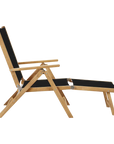 Aquitania Teak Patio Folding Lounge Deck Chair - LOOMLAN - HiTeak - Outdoor Lounge Chairs