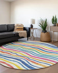 LOOMLAN Rugs Arayndra Ivory Washable Indoor-Outdoor Rug