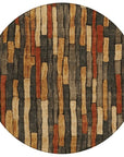 LOOMLAN Rugs Arganza Brown Washable Indoor-Outdoor Rug