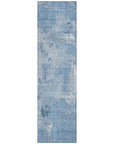 LOOMLAN Rugs Aria Blue Washable Indoor-Outdoor Rug