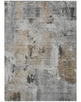 LOOMLAN Rugs Aria Gray Washable Indoor-Outdoor Rug