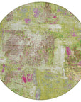 LOOMLAN Rugs Aria Lime Washable Indoor-Outdoor Rug